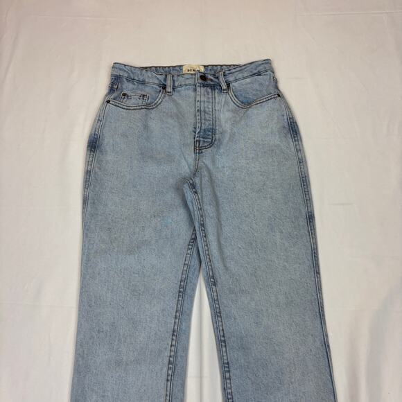 Sezane Denim Brut Sexy Jeans Women's 38 US 6 Mid Rise Tapered Straight - Picture 2 of 13